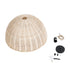 GLOBOSTAR® MONTANA 02378 Boho Κρεμαστό Φωτιστικό Οροφής με Ντουί 1 x E27 AC 220-240V IP20 - Μπεζ - Μ50 x Π50 x Υ25cm - ledmania.gr