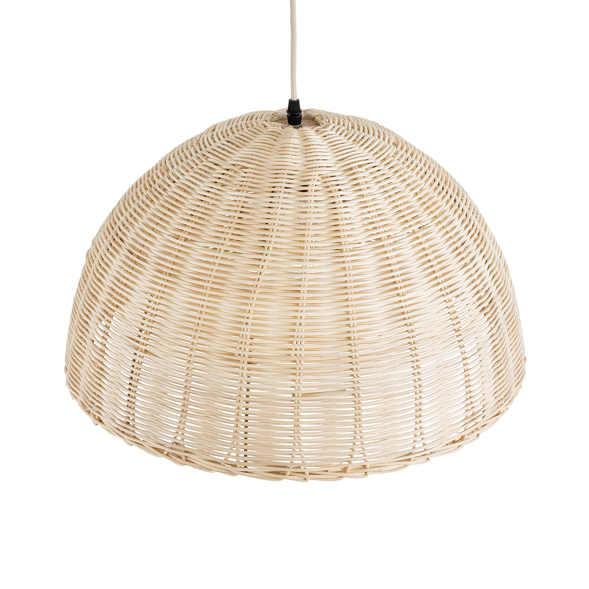 GLOBOSTAR® MONTANA 02378 Boho Κρεμαστό Φωτιστικό Οροφής με Ντουί 1 x E27 AC 220-240V IP20 - Μπεζ - Μ50 x Π50 x Υ25cm - ledmania.gr