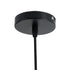 GloboStar® MONTANA 02384 Boho Κρεμαστό Φωτιστικό Καμπάνα Μονόφωτο 1 x E27 IP20 Μαύρο Ξύλο - Μ80 x Π80 x Υ40cm - ledmania.gr