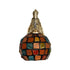 GLOBOSTAR® MERMAID 02389 Vintage Φωτιστικό Τοίχου - Απλίκα με Ντουί 1 x E27 AC 220-240V IP20 - Μπρούτζινο & Πολύχρωμο - Μ17 x Π30 x Υ27cm