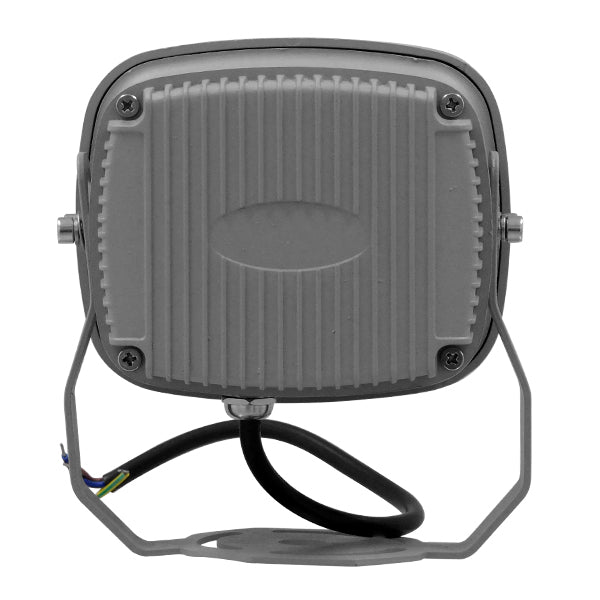GLOBOSTAR® FLOODXENA 05019 Προβολέας Σποτ Wall Washer LED 12W 1020lm 10° AC 220-240V Αδιάβροχο IP65 Μπλε - Bridgelux SMD Chip - Γκρι Ανθρακί - Μ13.5 x Π11 x Υ15cm - 3 Χρόνια Εγγύηση