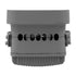 GLOBOSTAR® FLOODXENA 05020 Προβολέας Σποτ Wall Washer LED 12W 1020lm 10° AC 220-240V Αδιάβροχο IP65 Φούξια- Bridgelux SMD Chip - Γκρι Ανθρακί - Μ13.5 x Π11 x Υ15cm - 3 Χρόνια Εγγύηση