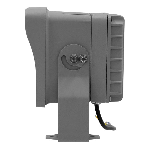 GLOBOSTAR® FLOODXENA 05027 Προβολέας Σποτ Wall Washer LED 24W 2040lm 10° AC 220-240V Αδιάβροχο IP65 Φούξια- Bridgelux SMD Chip - Γκρι Ανθρακί - Μ18 x Π13.5 x Υ18cm - 3 Χρόνια Εγγύηση