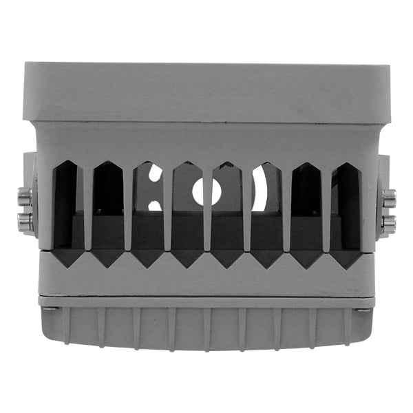 GLOBOSTAR® FLOODXENA 05027 Προβολέας Σποτ Wall Washer LED 24W 2040lm 10° AC 220-240V Αδιάβροχο IP65 Φούξια- Bridgelux SMD Chip - Γκρι Ανθρακί - Μ18 x Π13.5 x Υ18cm - 3 Χρόνια Εγγύηση