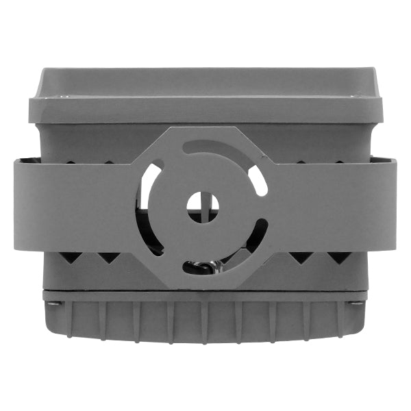 GLOBOSTAR® FLOODXENA 05027 Προβολέας Σποτ Wall Washer LED 24W 2040lm 10° AC 220-240V Αδιάβροχο IP65 Φούξια- Bridgelux SMD Chip - Γκρι Ανθρακί - Μ18 x Π13.5 x Υ18cm - 3 Χρόνια Εγγύηση