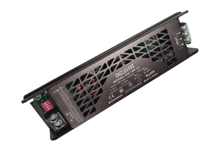 Τροφοδοτικό Led DC:24V 300W - μοντέρνο σχέδιο με αποτελεσματική ψύξη και προγραμματιζόμενο ρυθμιστή.