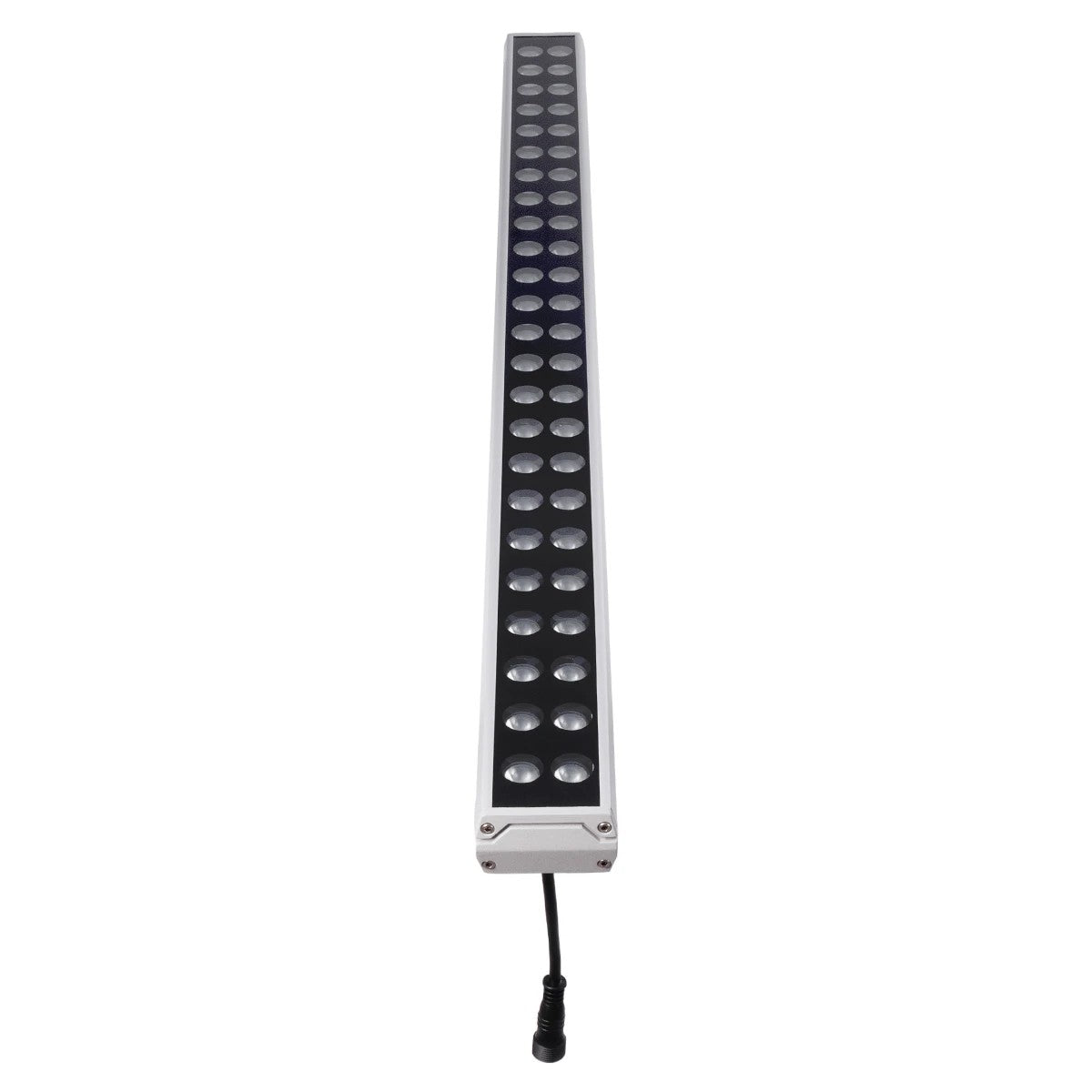 GLOBOSTAR® WASHERMOZA 90163 Μπάρα Φωτισμού Wall Washer LED 48W 4080lm 10-30° DC 24V Αδιάβροχο IP66 Πολύχρωμο RGB Dimmable - Bridgelux SMD Chip - Γκρι Ανθρακί - Μ100 x Π8.5 x Υ4cm - 3 Χρόνια Εγγύηση