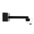GLOBOSTAR® ELLIS 60444 Μοντέρνο Φωτιστικό Τοίχου - Απλίκα Καθρέπτη Μπάνιου LED 12W 1400lm 120° AC 220-240V IP44 Φυσικό Λευκό 4500K - Lumileds SMD Chip & TÜV SÜD Driver - Μαύρο Ματ - Μ60 x Π16 x Υ6cm - 3 Χρόνια Εγγύηση - ledmania.gr