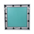 GloboStar® MAKEUP MIRROR-80x80-3 Μοντέρνος Καθρέπτης Μακιγιάζ με Πλαίσιο Φυσικού Ξύλου με Διακόπτη On/Off 12 x E27 AC220-240V - Μ80 x Π7 x Υ80cm - Γκρι Τσιμέντου - ledmania.gr