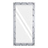 GloboStar® MAKEUP MIRROR-160x80-3 Μοντέρνος Καθρέπτης Μακιγιάζ με Πλαίσιο Φυσικού Ξύλου με Διακόπτη On/Off 20 x E27 AC220-240V - Μ80 x Π7 x Υ160cm - Γκρι Τσιμέντου - ledmania.gr