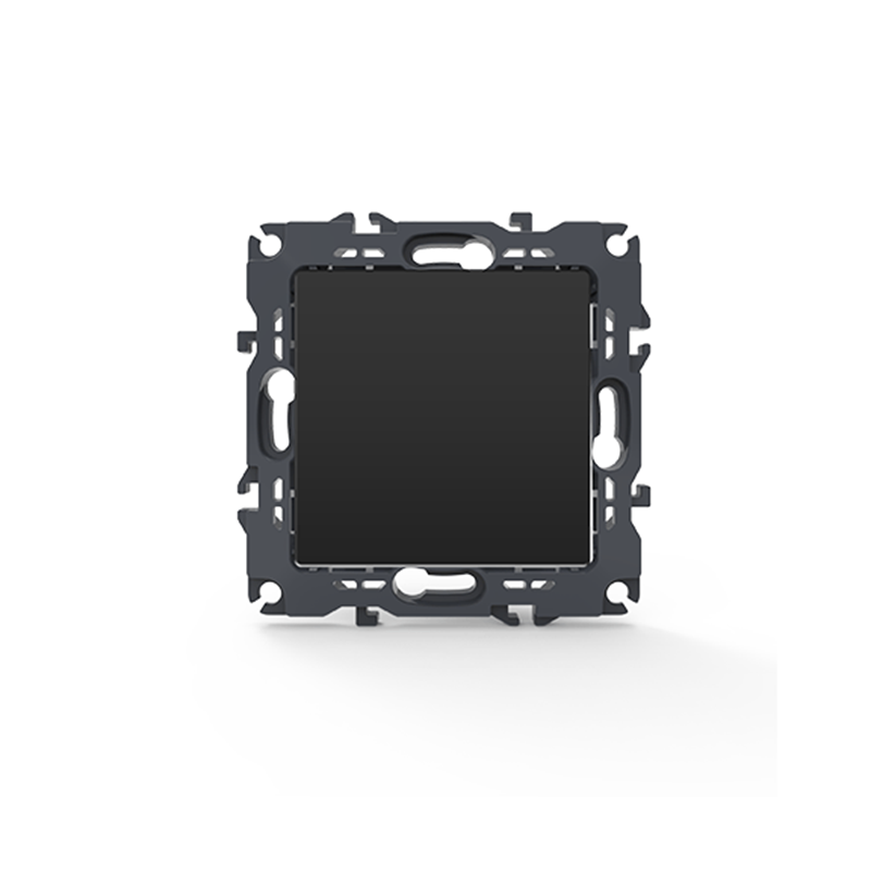 PRIME ΔΙΑΚΟΠΤΗΣ ΑΛΕΡΕΤΟΥΡ ΜΕ ΚΛΙΠ 1P 10AX 250VAC IP20 MAT ΑΝΘΡΑΚΙ - ledmania.gr