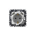 PRIME ΠΡΙΖΑ ΣΟΥΚΟ ΑΣΦΑΛΕΙΑΣ ΛΕΥΚΗ 2P+E 16A 250VAC & 2 USB 5VDC 3.1A IP20