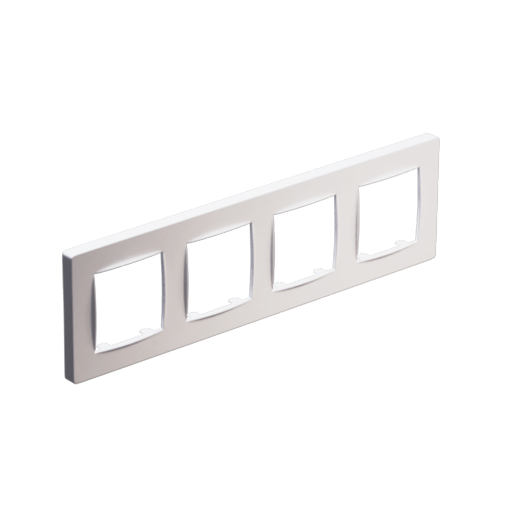 PRIME CLASSIC ΠΛΑΙΣΙΟ 4 ΘΕΣΕΩΝ IP20 ΛΕΥΚΟ - ledmania.gr