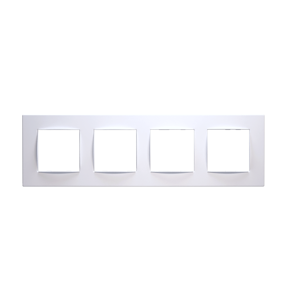 PRIME CLASSIC ΠΛΑΙΣΙΟ 4 ΘΕΣΕΩΝ IP20 ΛΕΥΚΟ - ledmania.gr