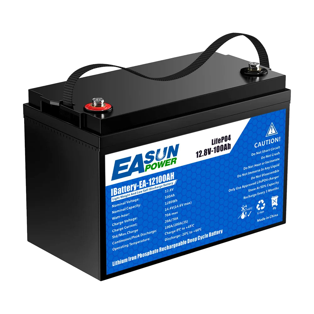 12V 100Ah Group 24 LiFePO4 Lithium Battery –BMS 100A-tem.1