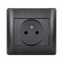RHYME FRENCH TYPE SOCKET GRAPHITE METALLIC - ledmania.gr