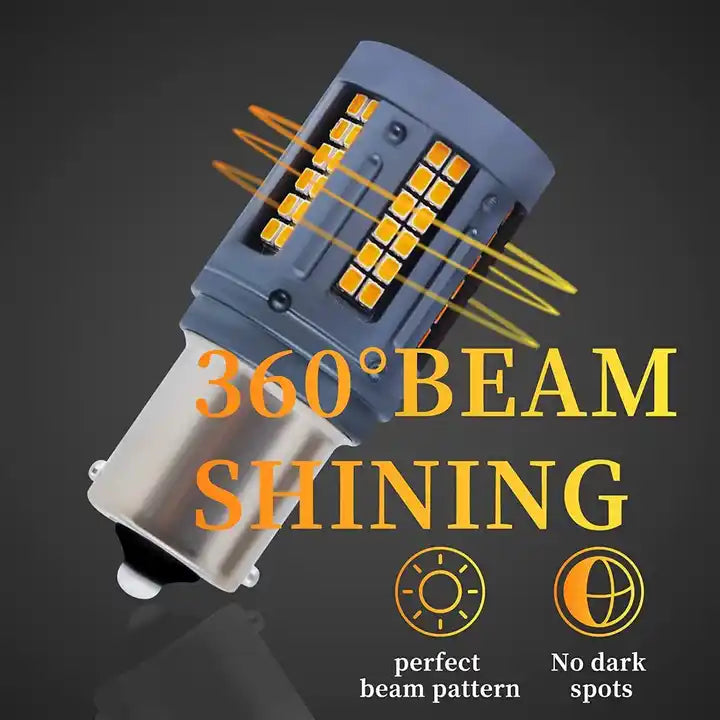 Ba15S P21W 1156 12V-30V-Φώτα αυτοκινήτου 7W 1350 lm 84SMD  λαμπτήρας LED Canbus -Κοκκινο-τεμ.1 - ledmania.gr