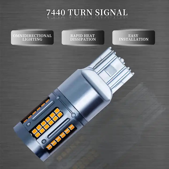 12V-30V-Φώτα αυτοκινήτου 6W 900 lm 84SMD 7443 T20 λαμπτήρας LED Canbus -Ψυχρο Λευκο - ledmania.gr