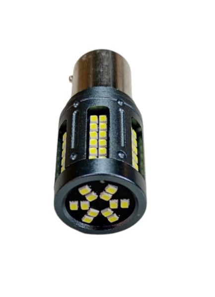 Ba15S P21W 1156 12V-30V-Φώτα αυτοκινήτου 7W 1350 lm 84SMD λαμπτήρας LED Canbus -Ψυχρό Λευκό - ledmania.gr