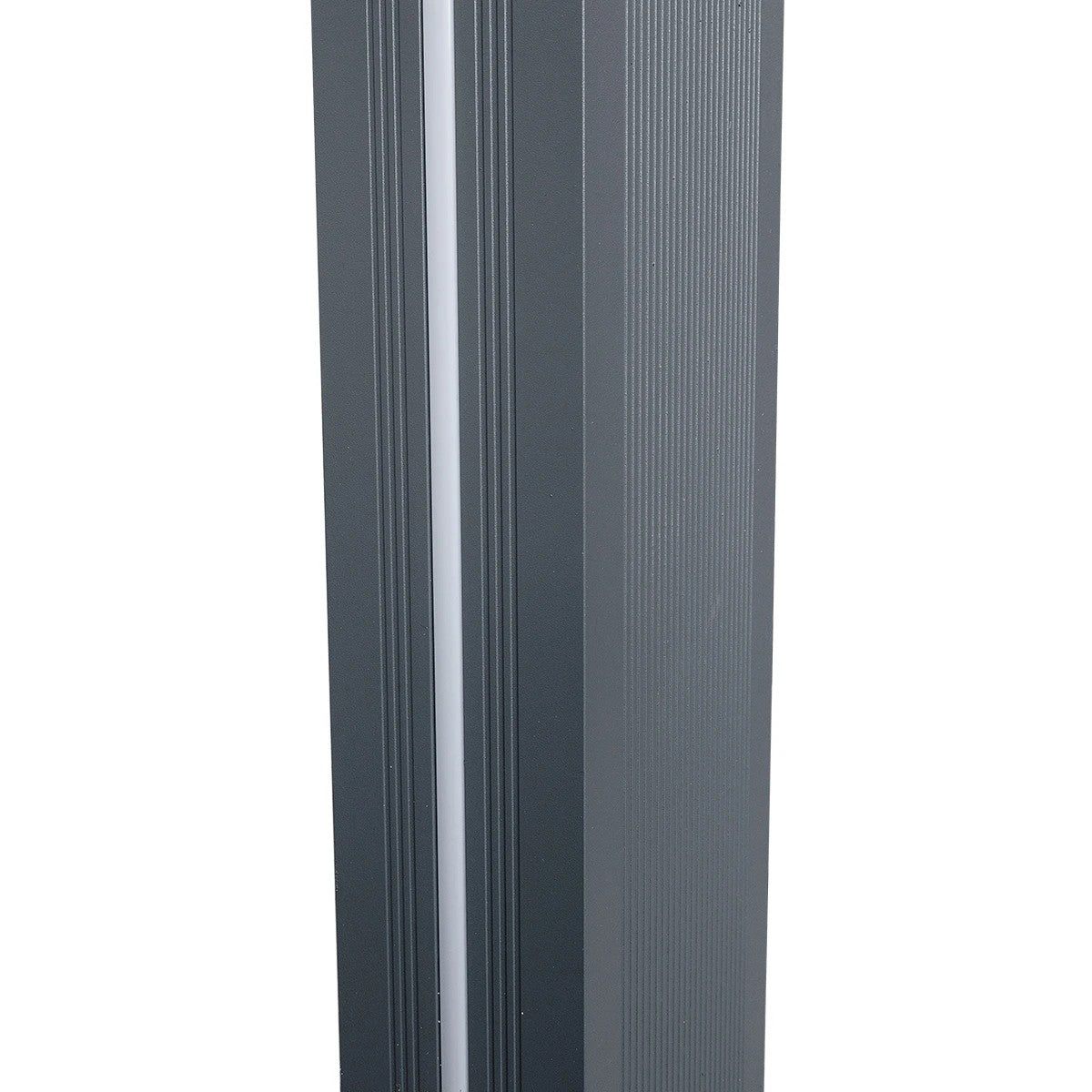GLOBOSTAR® ZAPOPAN 90838 Φωτιστικό Urban Πλατείας/Πάρκου LED 30W 4080lm 120° AC 220-240V Αδιάβροχο IP65 Φυσικό Λευκό 5000K - Lumileds SMD Chip & Mean Well TÜV Driver - Γκρι Ανθρακί Ματ - Μ75 x Π14 x Υ360cm - 5 Χρόνια Εγγύηση