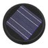 GLOBOSTAR® VEGGIE 12120 Φωτιστικό Κολωνάκι Κήπου LED 10W 500lm 120° με Ενσωματωμένο Φωτοβολταϊκό Panel 6V 2W & Επαναφορτιζόμενη Μπαταρία Li-ion 3.2V 6000mAh με Αισθητήρα Ημέρας-Νύχτας Αδιάβροχο IP65 Ψυχρό Λευκό 6000K - Μαύρο - Μ26 x Π26 x Υ60cm - 2 Χρό...
