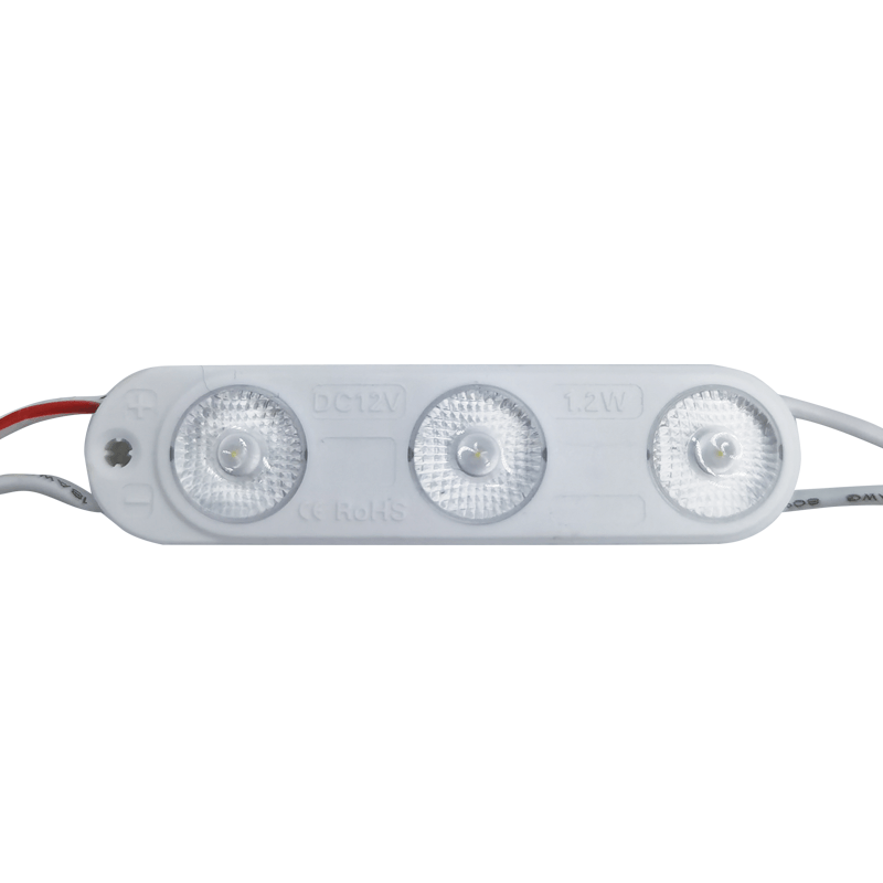 ^LED SMD SIGN MODULE ABS 12VDC 1.2W 4000K 190LM IP65 170° 79x19x10.5MM 3x2835 5YRS(20PCS STRING)