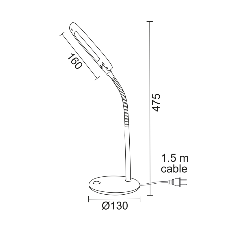 LED Φ/Σ ΓΡΑΦΕΙΟΥ 5W ΜΠΛΕ 4000Κ ΜΕ ΣΠΙΡΑΛ 230V Φ13XH47,5CM BAZ - ledmania.gr