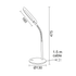 LED Φ/Σ ΓΡΑΦΕΙΟΥ 5W ΛΕΥΚΟ 4000Κ ΜΕ ΣΠΙΡΑΛ 230V Φ13XH47,5CM BAZ - ledmania.gr