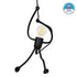 GLOBOSTAR® LITTLE MAN 01652 Μοντέρνο Κρεμαστό Φωτιστικό Οροφής με Ντουί 1 x E27 AC 220-240V IP20 - Μαύρο - Μ20 x Π20 x Υ40cm