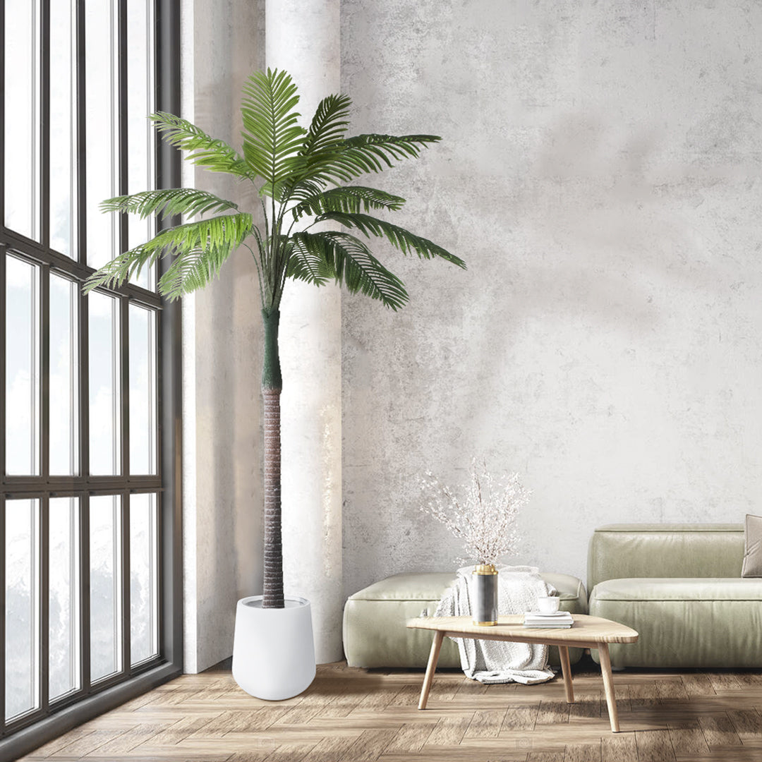 GloboStar® Artificial Garden COCONUT PALM TREE 20088 Τεχνητό Διακοσμητικό Φυτό Φοινικόδεντρο Κοκοφοίνικας Υ250cm - ledmania.gr