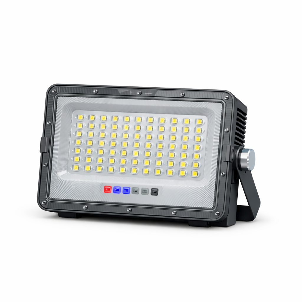 Ηλιακός LED Προβολέας 200W με 35Ah Μπαταρία & IP67 – Ψυχρό Λευκό Φως