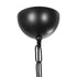 GLOBOSTAR® GLORA 201-0007 Vintage Κρεμαστό Φωτιστικό Οροφής με Ντουί 1 x E27 AC 220-240V IP20 - Μπεζ & Μαύρο - Μ29 x Π12 x Υ21cm