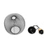 GLOBOSTAR® WIRE LE-201-0019 Μοντέρνο Κρεμαστό Φωτιστικό Οροφής με Ντουί 1 x E27 AC 220-240V IP20 - Μαύρο & Χρυσό - Μ25 x Π25 x Υ32cm