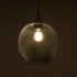 GLOBOSTAR® WIRE LE-201-0019 Μοντέρνο Κρεμαστό Φωτιστικό Οροφής με Ντουί 1 x E27 AC 220-240V IP20 - Μαύρο & Χρυσό - Μ25 x Π25 x Υ32cm