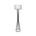 GloboStar® NOVA 201-0036 Μοντέρνο Επιδαπέδιο Φωτιστικό 1 x E27 IP20 Μαύρο Μεταλλό με Λευκό Ύφασμα - Μ38 x Π38 x Υ155cm - ledmania.gr