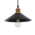 GloboStar® LUCANA 201-0043 Vintage Κρεμαστό Φωτιστικό Ράγα Δίφωτο 2 x E27 IP20 Μαύρο Μέταλλο - Μ40 x Π25 x Υ75cm - ledmania.gr