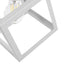 GLOBOSTAR® DISE 201-0052 Μοντέρνο Κρεμαστό Φωτιστικό Οροφής με Ντουί 1 x E27 AC 220-240V IP20 - Λευκό - Μ28 x Π28 x Υ31cm - ledmania.gr