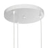 GLOBOSTAR® DISE 201-0054 Μοντέρνο Κρεμαστό Φωτιστικό Οροφής με Ντουί 3 x E27 AC 220-240V IP20 - Λευκό - Μ48 x Π48 x Υ65cm