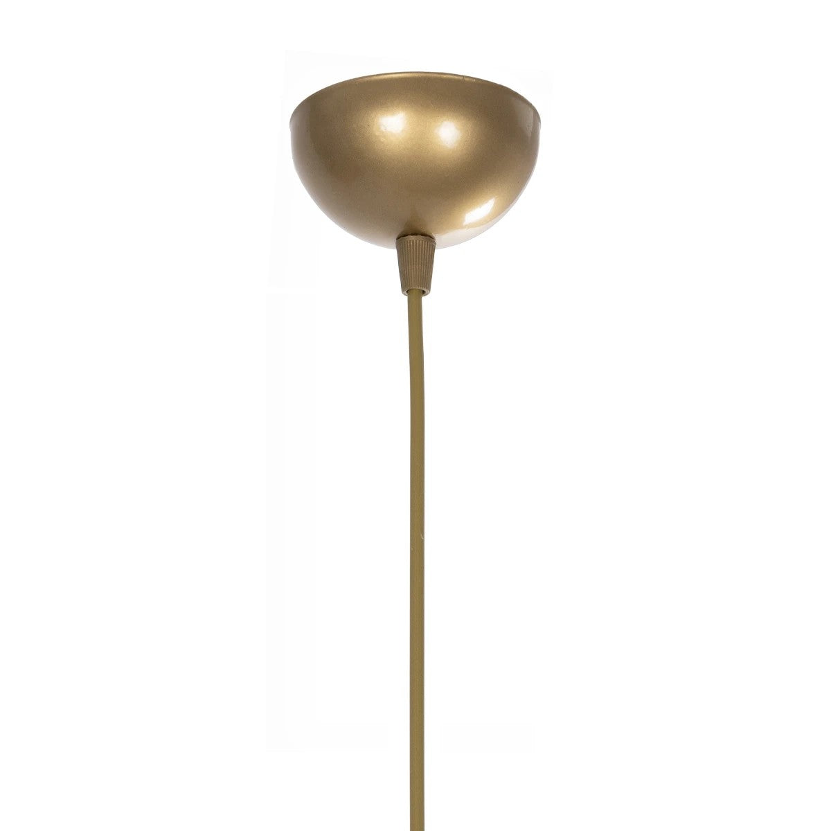 GLOBOSTAR® DISE 201-0055 Μοντέρνο Κρεμαστό Φωτιστικό Οροφής με Ντουί 1 x E27 AC 220-240V IP20 - Χρυσό - Μ28 x Π28 x Υ31cm