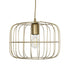 GLOBOSTAR® LUCANA 201-0074 Vintage Κρεμαστό Φωτιστικό Οροφής με Ντουί 1 x E27 AC 220-240V IP20 - Χρυσό - Μ29 x Π29 x Υ23cm