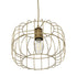 GLOBOSTAR® LUCANA 201-0074 Vintage Κρεμαστό Φωτιστικό Οροφής με Ντουί 1 x E27 AC 220-240V IP20 - Χρυσό - Μ29 x Π29 x Υ23cm