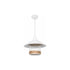 GloboStar® GLORA 201-0089 Vintage Κρεμαστό Φωτιστικό Καμπάνα Μονόφωτο 1 x E27 IP20 Λευκο Μέταλλο - Μ30 x Π30 x Υ54cm - ledmania.gr