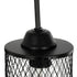 GLOBOSTAR® HANDANG 201-0123 Vintage Φωτιστικό Τοίχου - Απλίκα με Ντουί 1 x E27 AC 220-240V IP20 - Μαύρο - Μ12 x Π24 x Υ34cm - ledmania.gr