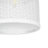 GLOBOSTAR® NETO 201-0129 Μοντέρνο Κρεμαστό Φωτιστικό Οροφής με Ντουί 1 x E27 AC 220-240V IP20 - Χρυσό & Λευκό - Μ18 x Π18 x Υ70cm