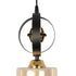 GLOBOSTAR® ZENIA 201-0134 Vintage Κρεμαστό Φωτιστικό Οροφής με Ντουί 1 x E27 AC 220-240V IP20 - Μαύρο - Μ16 x Π16 x Υ70cm