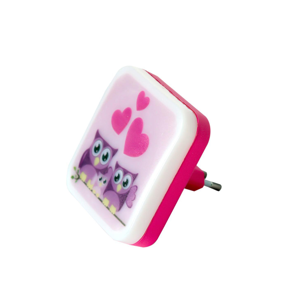 GloboStar® KIDDO 202-0002 Παιδικό Φωτιστικό Νυκτός LED 1W 95lm 360° AC220-240V IP20 Ψυχρό Λευκό 6000K- Μ5.5 x Π5.5 x Υ8cm - 2 Χρόνια Εγγύηση - ledmania.gr