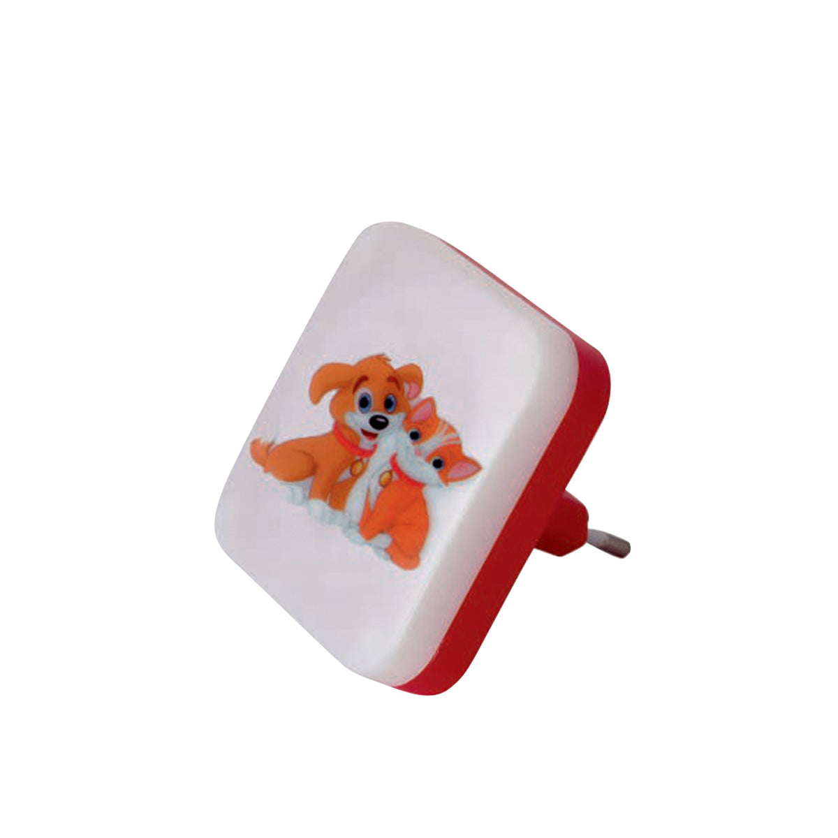 GloboStar® KIDDO 202-0008 Παιδικό Φωτιστικό Νυκτός LED 1W 95lm 360° AC220-240V IP20 Ψυχρό Λευκό 6000K - Μ5.5 x Π5.5 x Υ8cm - 2 Χρόνια Εγγύηση - ledmania.gr