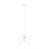 GLOBOSTAR® VORTEX 203-0001 Μοντέρνο Κρεμαστό Φωτιστικό Οροφής με Ντουί 1 x E27 AC 220-240V IP20 - Λευκό - Μ23.5 x Π23.5 x Υ20cm - ledmania.gr