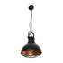 GLOBOSTAR® SIERRA 203-0011 Vintage Κρεμαστό Φωτιστικό Οροφής με Ντουί 1 x E27 AC 220-240V IP20 - Μαύρο & Χρυσό - Μ30 x Π30 x Υ40cm - ledmania.gr