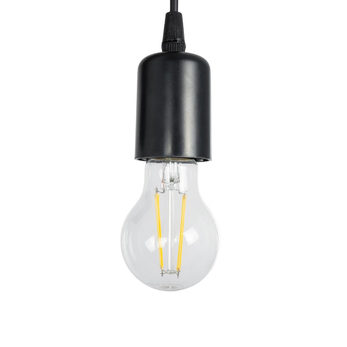 GLOBOSTAR® XYLO 203-0014 Μοντέρνο Φωτιστικό Τοίχου - Απλίκα με Ντουί 1 x E27 AC 220-240V IP20 - Μαύρο & Μπεζ - Μ18 x Π18 x Υ19cm